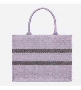 Medium Dior Book Tote Taro Purple