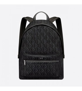 Dior Rider Backpack CD Diamond Motif Canvas Black