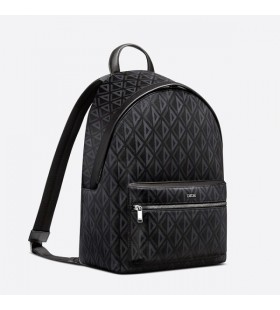 Dior Rider Backpack CD Diamond Motif Canvas Black