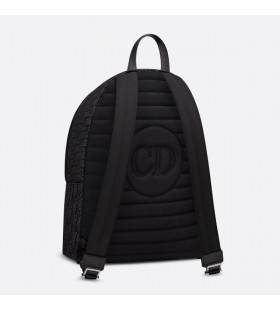 Dior Rider Backpack Oblique Motif Canvas Black