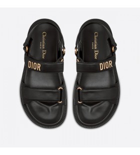 DiorAct Sandals Women Lambskin Black