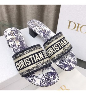 Dior Dway Heeled SleamhnÃ¡in MnÃ¡ Jardin d'Hiver MÃ³itÃ­f ChanbhÃ¡s Gorm