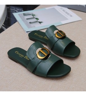 Dior 30 Montaigne Sleamhnáin Mná Calfskin Glas