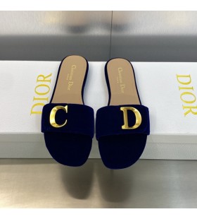 C'est Dior Slaytlar KadÄ±n Kadife Mavi