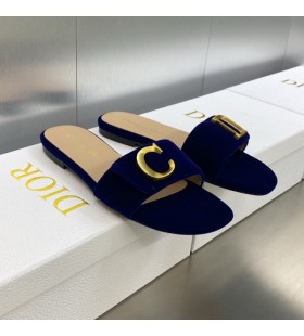 C ' est Dior Slides Frauen Velvet Blue
